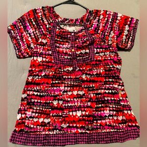 Size large Koi scrub top